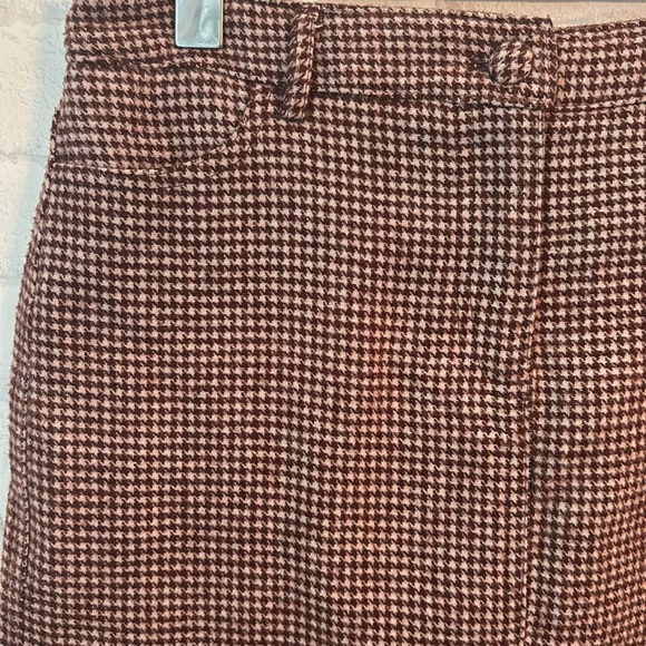 Cupcakes and Cashmere Wool Blend Skirt Size 2 Houndstooth - Picture 3 of 11